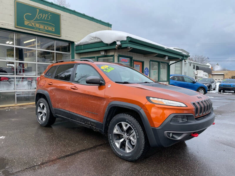 2015 Jeep Cherokee for sale at Jon's Auto in Marquette MI