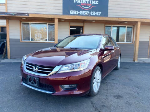 2013 Honda Accord for sale at Pristine Motors in Saint Paul MN