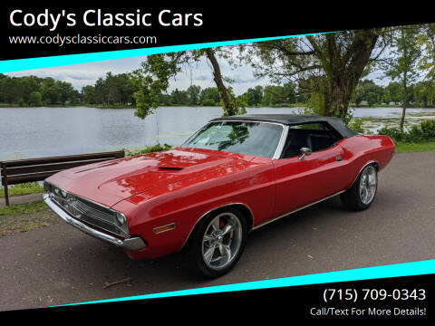 1970 Dodge Challenger for sale at Cody's Classic & Collectibles, LLC in Stanley WI