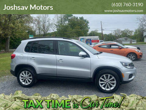 2015 Volkswagen Tiguan for sale at Joshsav Motors in Walnutport PA