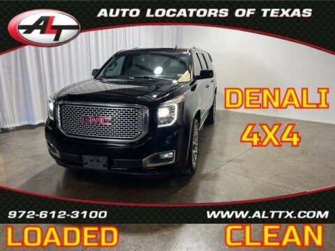 2016 GMC Yukon XL for sale at AUTO LOCATORS OF TEXAS in Plano TX