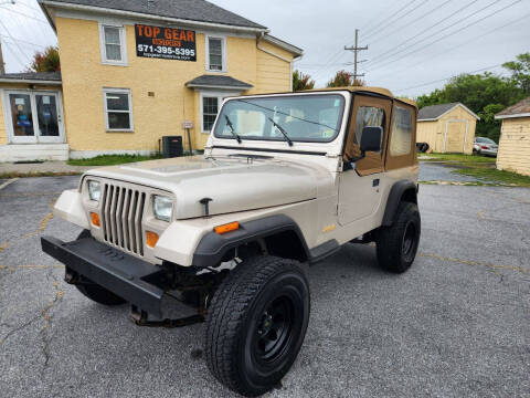 1995 Jeep Wrangler for sale at Top Gear Motors in Winchester VA