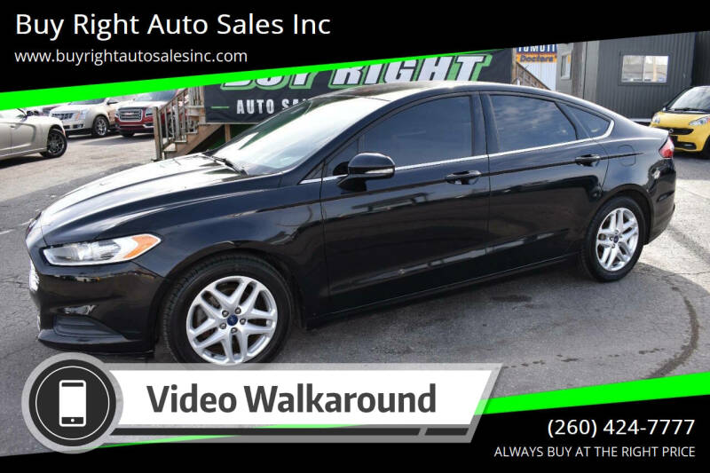 2016 Ford Fusion for sale at Buy Right Auto Sales Inc in Fort Wayne IN