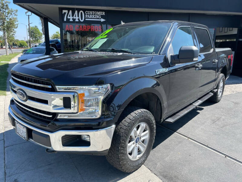 2019 Ford F-150 for sale at AD CarPros, Inc. in Downey CA