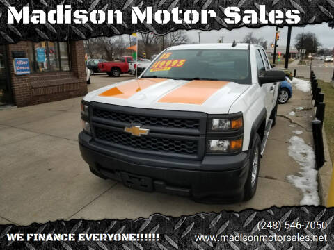 2015 Chevrolet Silverado 1500 for sale at Madison Motor Sales in Madison Heights MI