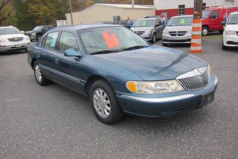 2001 Lincoln Continental for sale at K & R Auto Sales,Inc in Quakertown PA