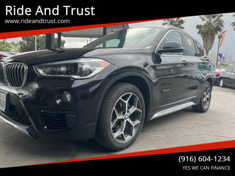 2017 BMW X1 for sale at Ride And Trust in Sacramento CA