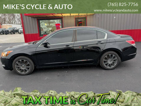 2010 Honda Accord for sale at MIKE'S CYCLE & AUTO in Connersville IN