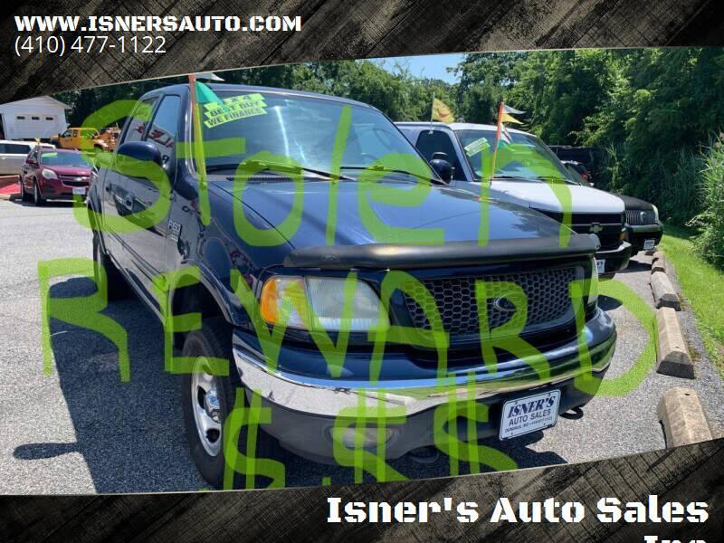 2003 Ford F-150 for sale at Isner's Auto Sales Inc in Dundalk MD