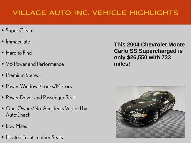 2004 Chevrolet Monte Carlo SS Supercharged