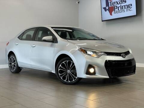 2016 Toyota Corolla for sale at Texas Prime Motors in Houston TX