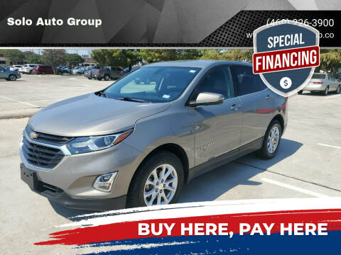 2018 Chevrolet Equinox for sale at SOLOAUTOGROUP in Mckinney TX