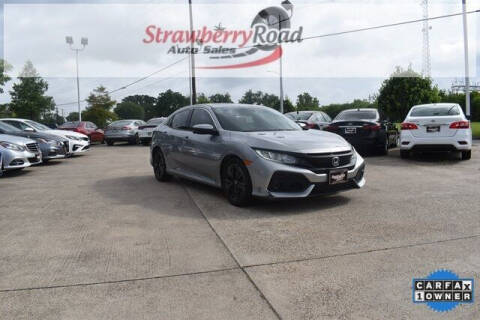 2018 Honda Civic for sale at Strawberry Road Auto Sales in Pasadena TX