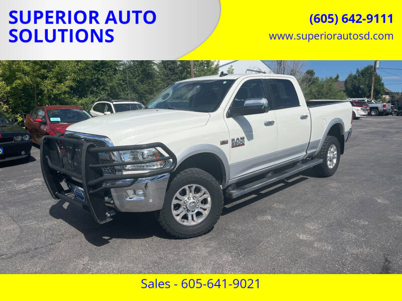 2017 RAM 2500 for sale at SUPERIOR AUTO SOLUTIONS in Spearfish SD