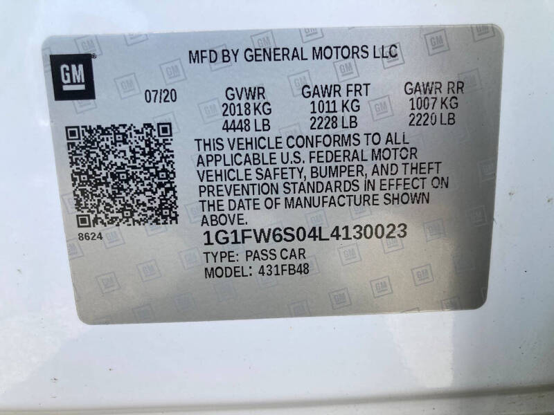 2020 Chevrolet Bolt EV LT