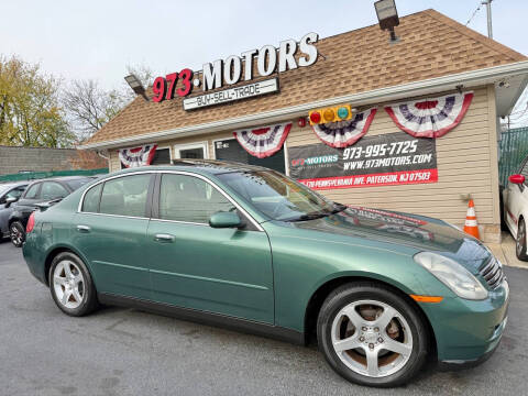 2003 Infiniti G35 for sale at 973 MOTORS in Paterson NJ