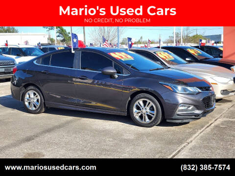 2017 Chevrolet Cruze for sale at Mario's Used Cars in Houston TX