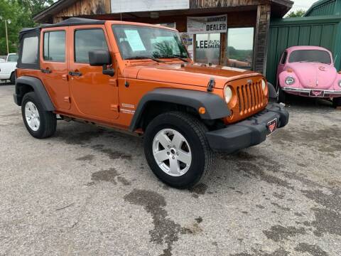 2011 Jeep Wrangler Unlimited for sale at LEE AUTO SALES in McAlester OK