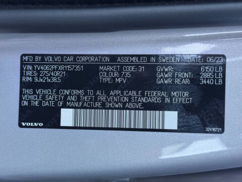 2024 Volvo XC90 B6 Ultimate Bright Theme 7P