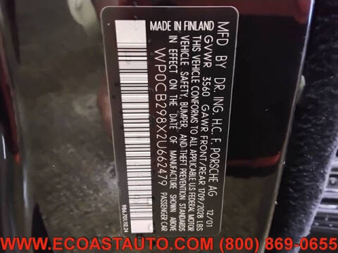 2002 Porsche Boxster S