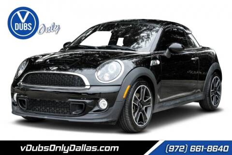 2015 MINI Coupe for sale at VDUBS ONLY in Plano TX