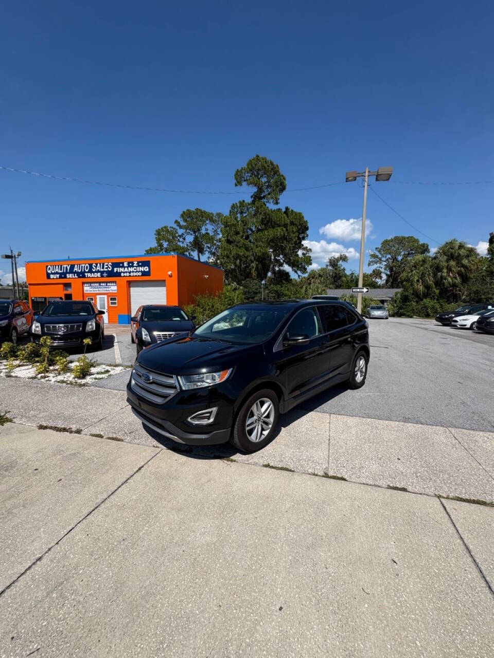 Black 2018 Ford Edge SEL AWD SEL 4dr Crossover 1