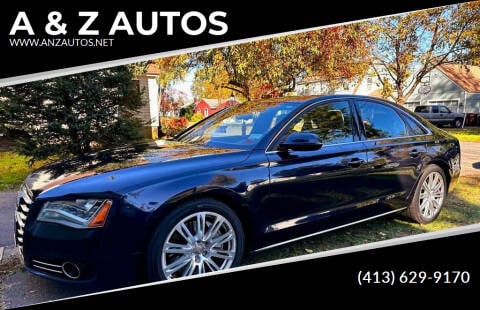 2014 Audi A8 for sale at A & Z AUTOS in Westfield MA