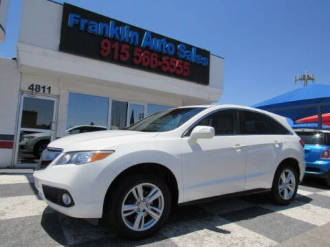 2013 Acura RDX for sale at Franklin Auto Sales in El Paso TX
