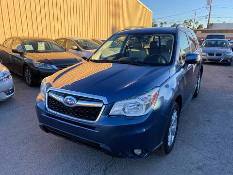 2014 Subaru Forester for sale at CONTRACT AUTOMOTIVE in Las Vegas NV