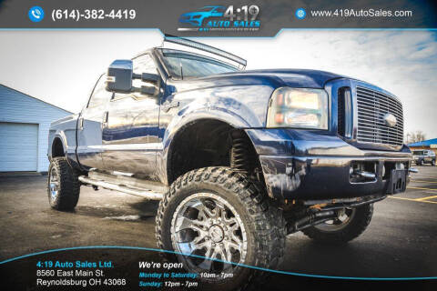 2005 Ford F-250 Super Duty for sale at 4:19 Auto Sales LTD in Reynoldsburg OH