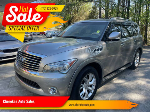 2011 Infiniti QX56 for sale at Cherokee Auto Sales in Acworth GA