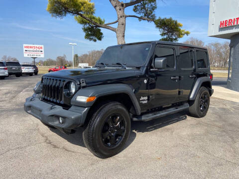 2020 Jeep Wrangler Unlimited for sale at Heritage Automotive Sales in Columbus in Columbus IN