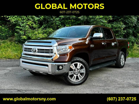 2015 Toyota Tundra for sale at GLOBAL MOTORS in Binghamton NY