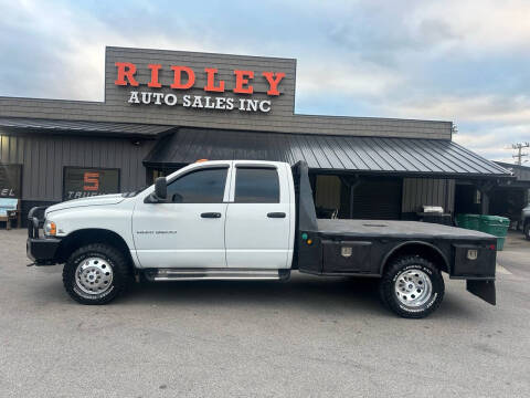 2004 Dodge Ram 3500 for sale at Ridley Auto Sales, Inc. in White Pine TN