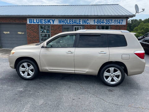 2008 Toyota Highlander for sale at BlueSky Wholesale Inc in Chesnee SC