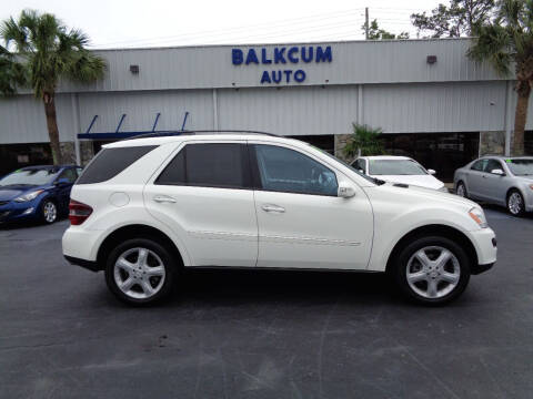 2007 Mercedes-Benz M-Class for sale at BALKCUM AUTO INC in Wilmington NC