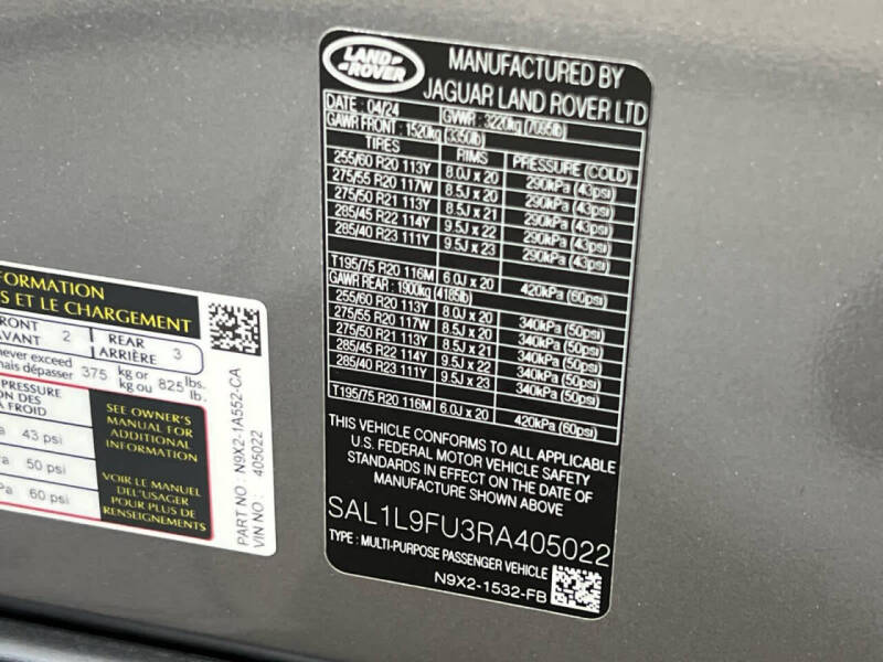 2024 Land Rover Range Rover Sport P400 Dynamic SE