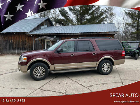2012 Ford Expedition EL for sale at Spear Auto in Wadena MN