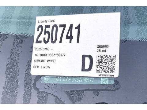 2025 GMC Sierra 1500