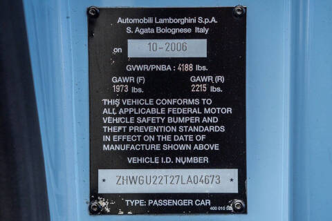 2007 Lamborghini Gallardo Spyder