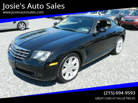 2007 Chrysler Crossfire for sale at Josie's Auto Sales in Gilbertsville PA