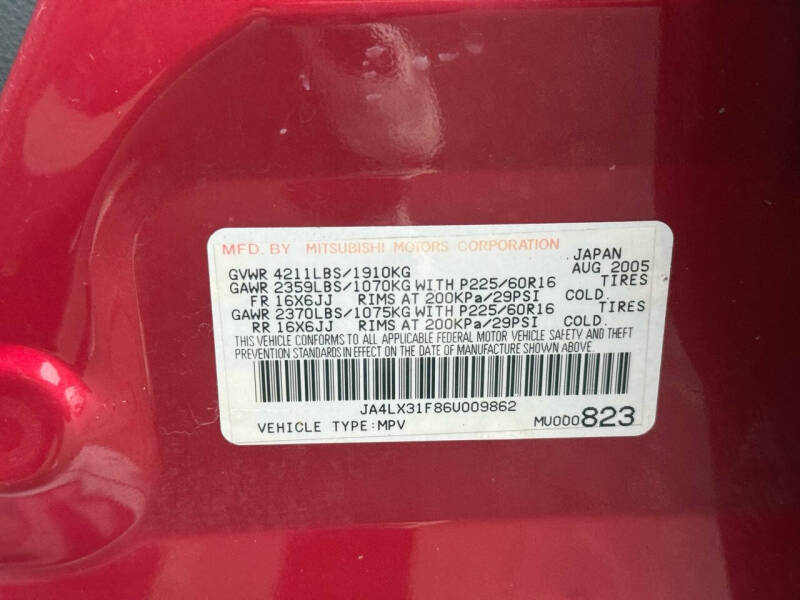 2006 Mitsubishi Outlander LS