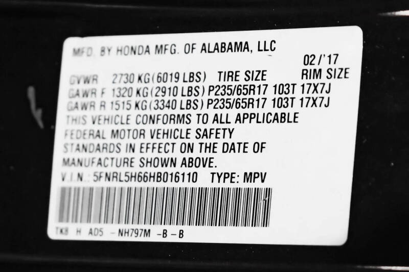 2017 Honda Odyssey