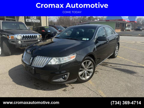 2009 Lincoln MKS for sale at Cromax Automotive in Ann Arbor MI