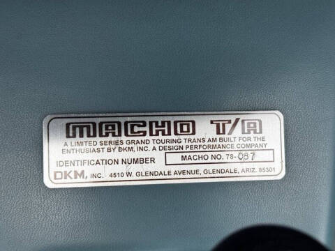 1978 Pontiac Macho Trans Am