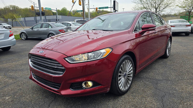 2014 Ford Fusion for sale at Cedar Auto Group LLC in Akron OH
