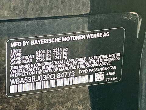 2023 BMW 5 Series 540i