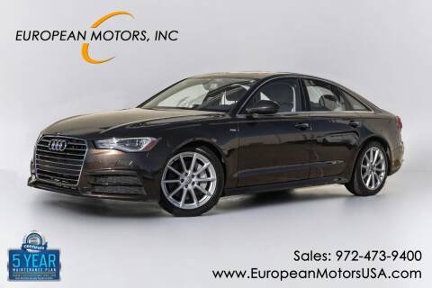 2017 Audi A6 for sale at European Motors Inc in Plano TX