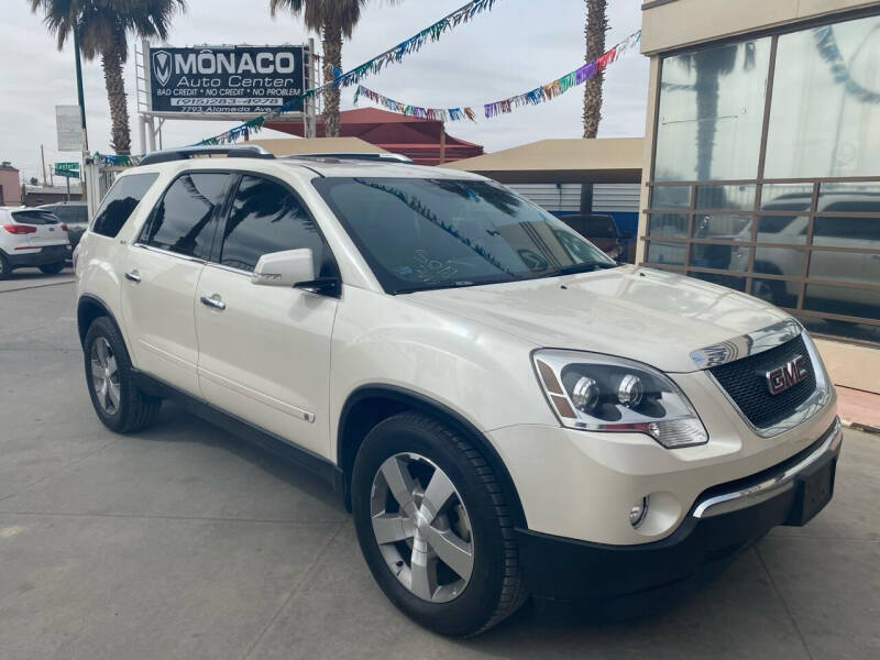 2009 GMC Acadia for sale at Monaco Auto Center LLC in El Paso TX