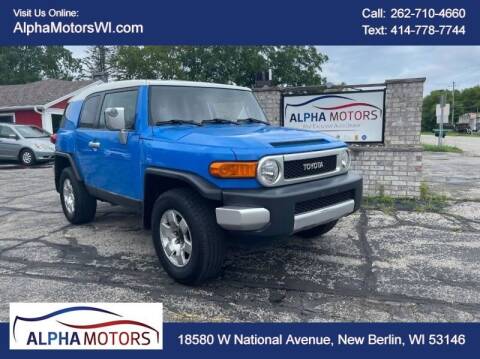 2007 Toyota FJ Cruiser for sale at Alpha Motors in New Berlin WI